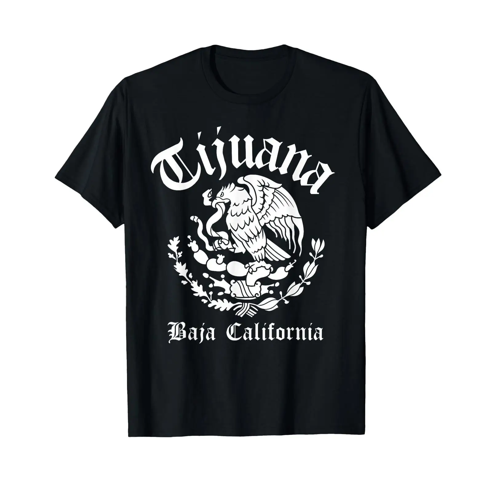 Men'S Fashion Tijuana - T-shirt vintage con emblema messicano di