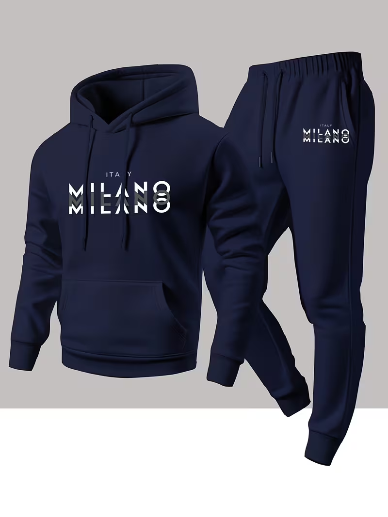 Men'S Fashion Hoodies - Set da Uomo alla Moda con