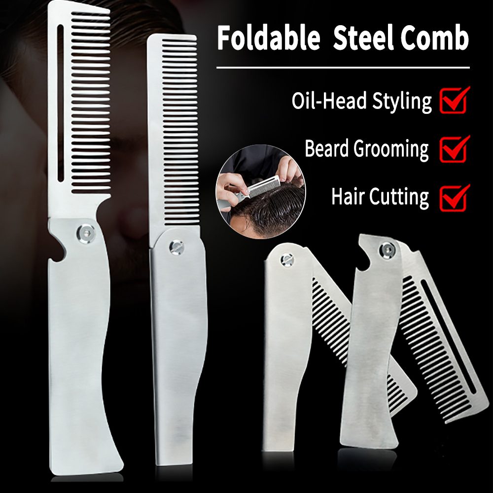Men Fashion Hair Style - Nuovo Tipo 1/2PCS Pettini In Acciaio