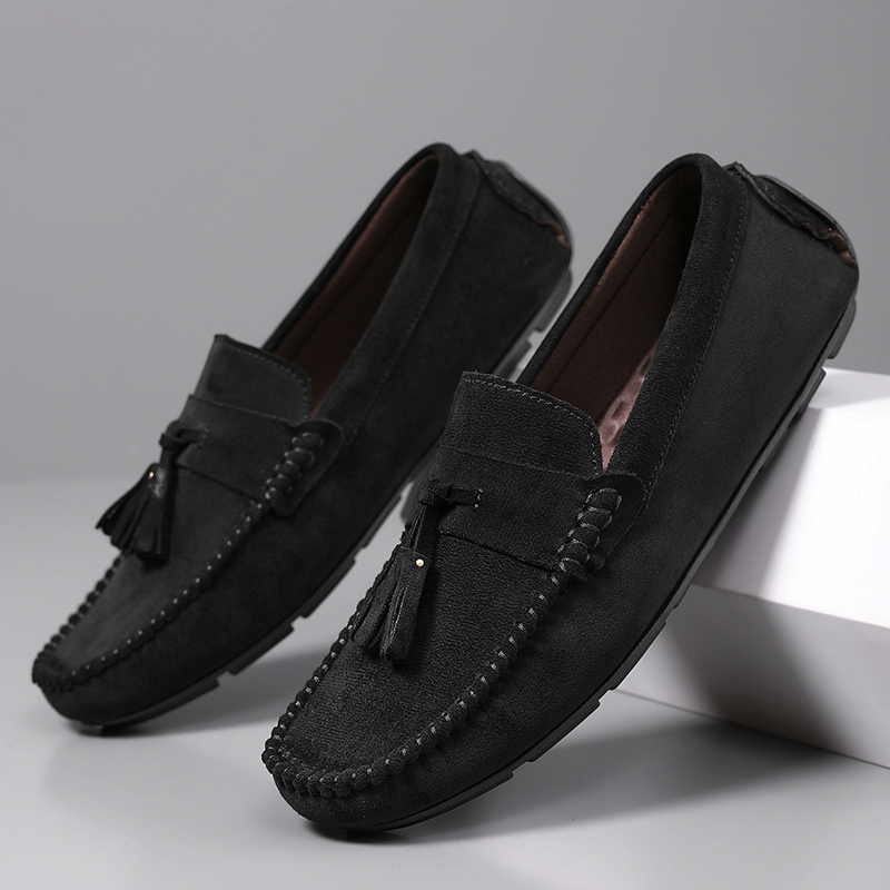 Mens Fashion Modern - Mocassini Classici da Uomo con Nappe,