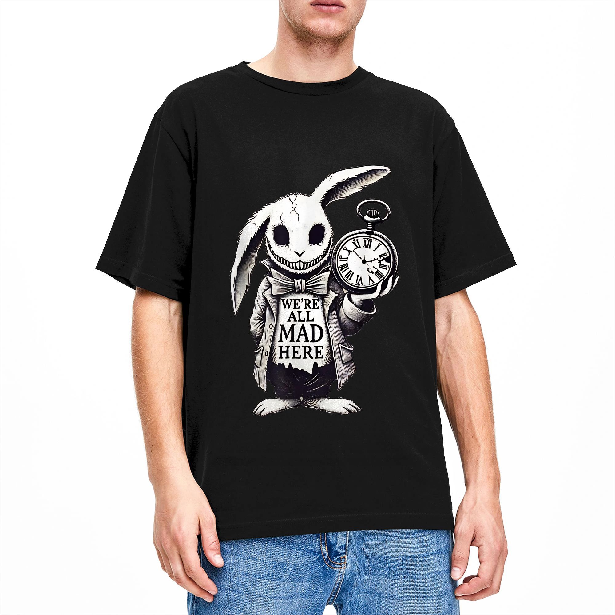 Men'S Fashion Quotes - T-shirt divertente con citazione di Alice