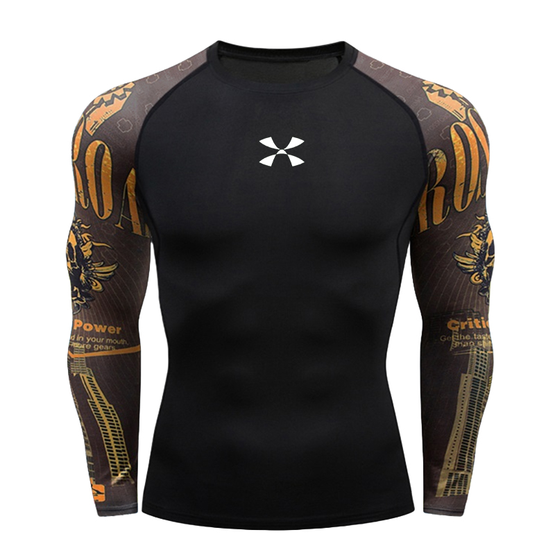 Compression Shirt Workout - Maglietta a Compressione da Uomo a