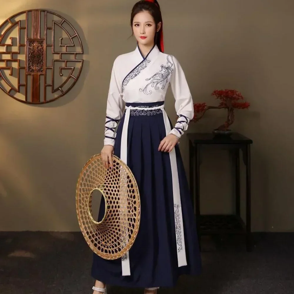 Mens Fashion Modern - Set Moderno Hanfu per Donna, Top