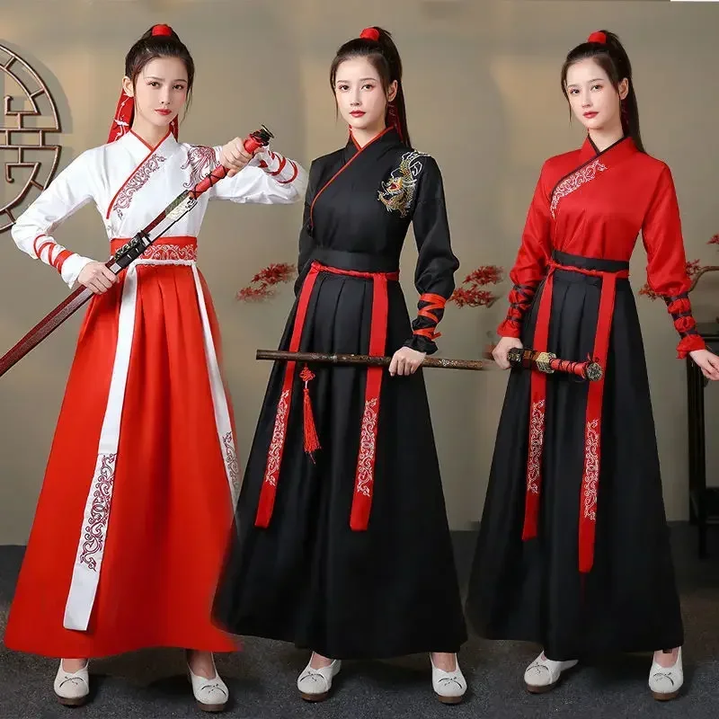 Mens Fashion Modern - Set Moderno Hanfu per Donna, Top