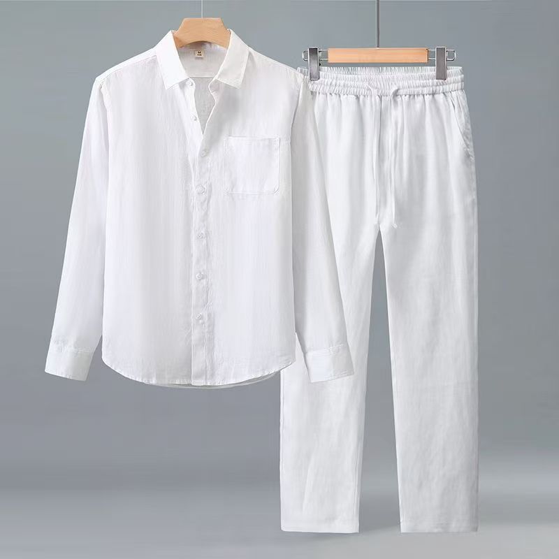 Mens Fashion Clothes - Completo (Camicia + Pantaloni) Moda Uomo