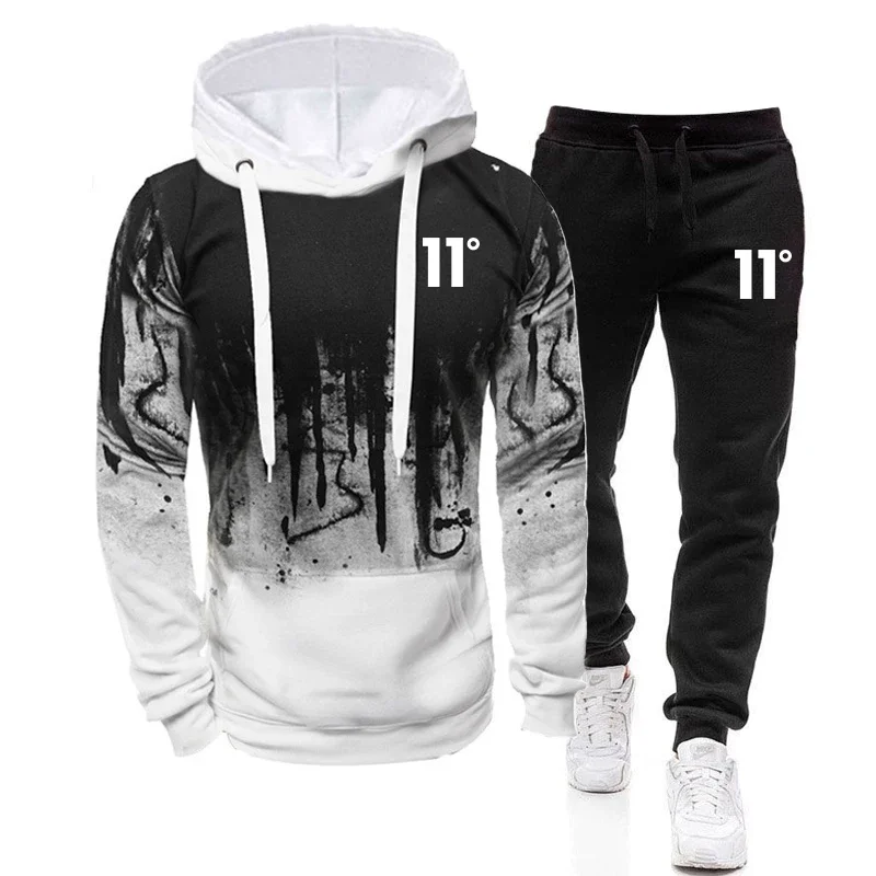 Men'S Fashion Hoodies - Tuta Sportiva da Uomo di Alta