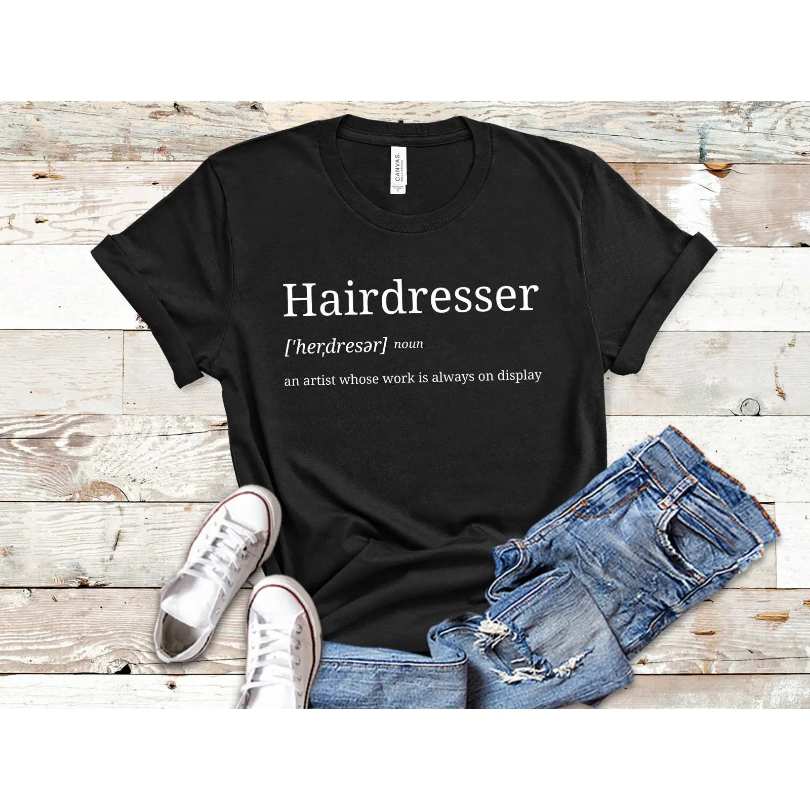 Men'S Fashion Quotes - T-shirt da Parrucchiere Vintage con Stampa