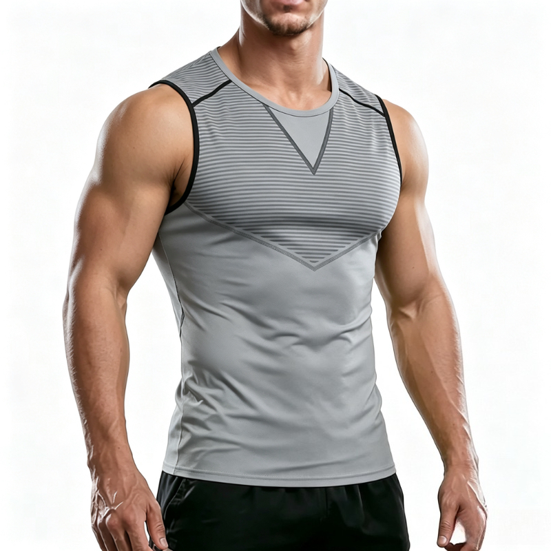 Mens Fashion Vest - Canotta da Allenamento Completo Senza Maniche