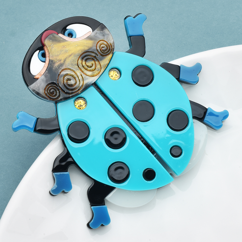 Men'S Fashion Easter - Wuli&baby Bellissimi spille di scarabeo acrilico