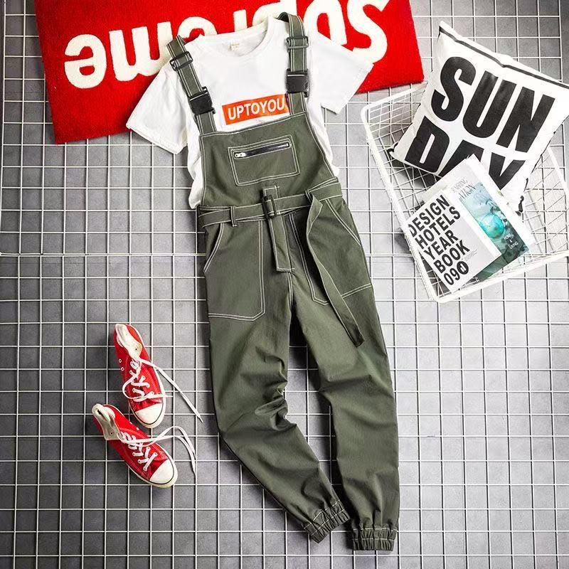 Men'S Fashion Overalls - Tuta da Lavoro Casual da Uomo