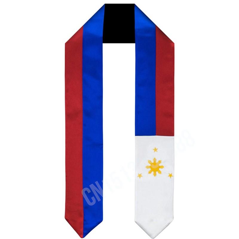Men'S Fashion Philippines - Sciarpa con bandiera delle Filippine Stampa
