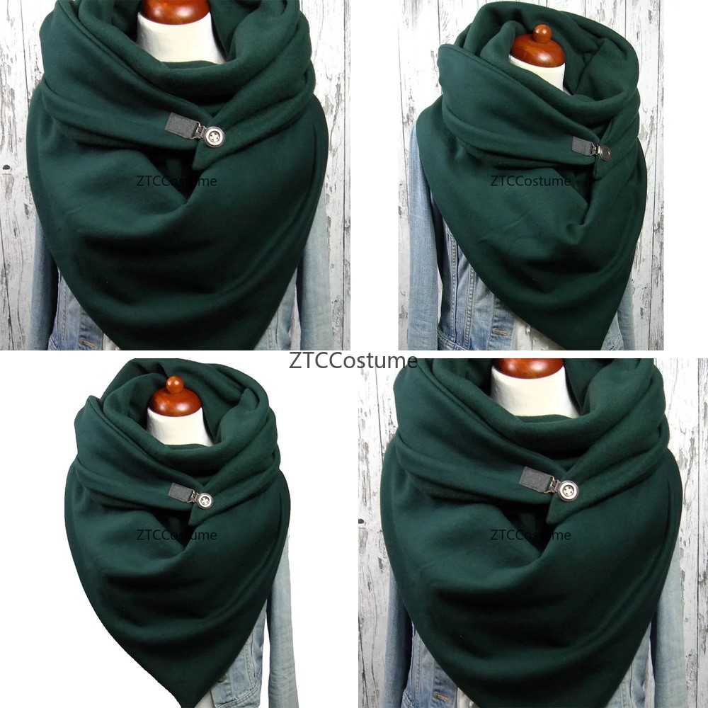Mens Fashion Poncho - Sciarpa Tubolare Unisex in Cotone per