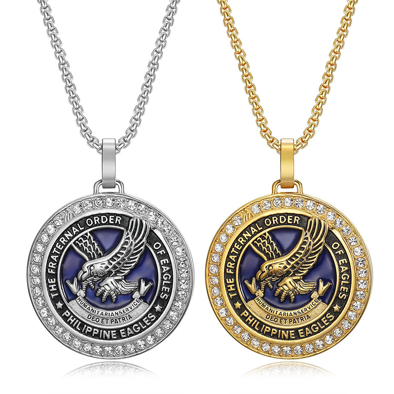 Men'S Fashion Philippines - Hip Hop Bling Iced Out Acciaio