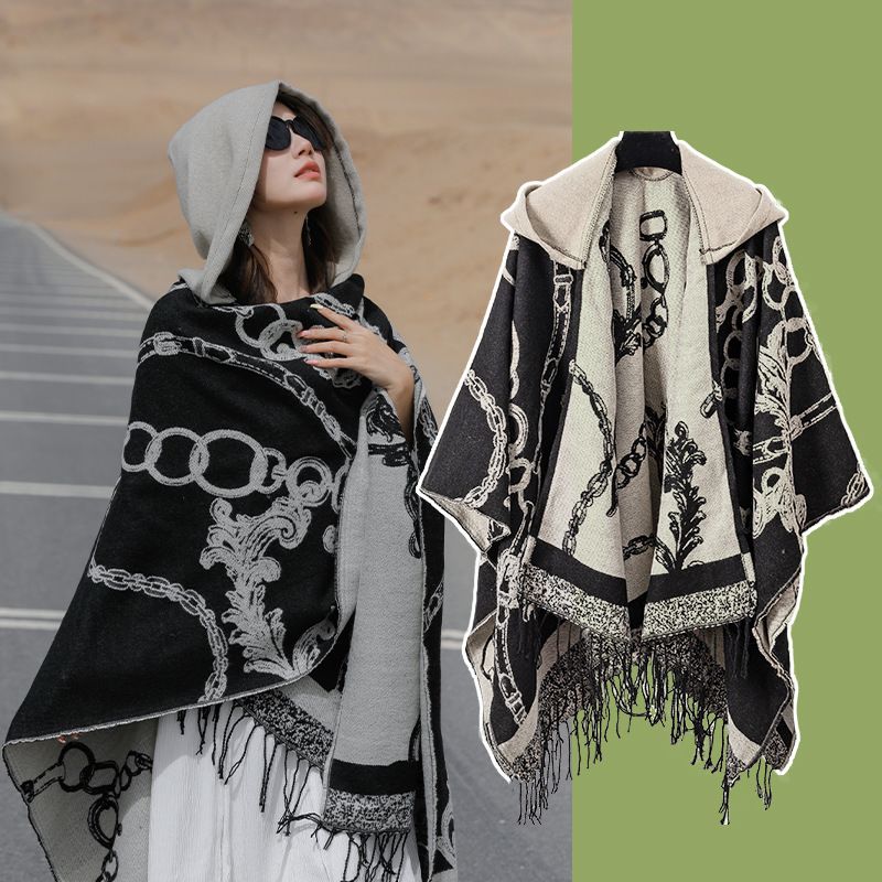 Mens Fashion Poncho - 2026 Cappotto da donna Cappotto a