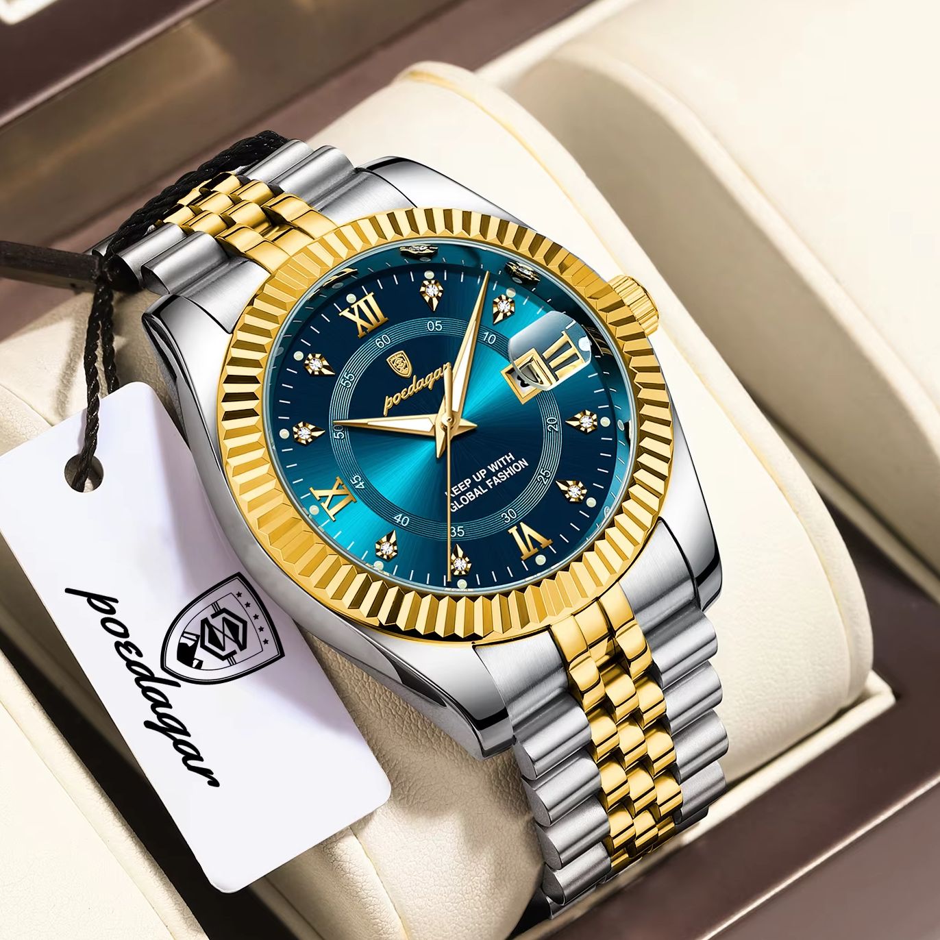 Men'S Fashion Magazine - POEDAGAR Orologio da Uomo Originale di
