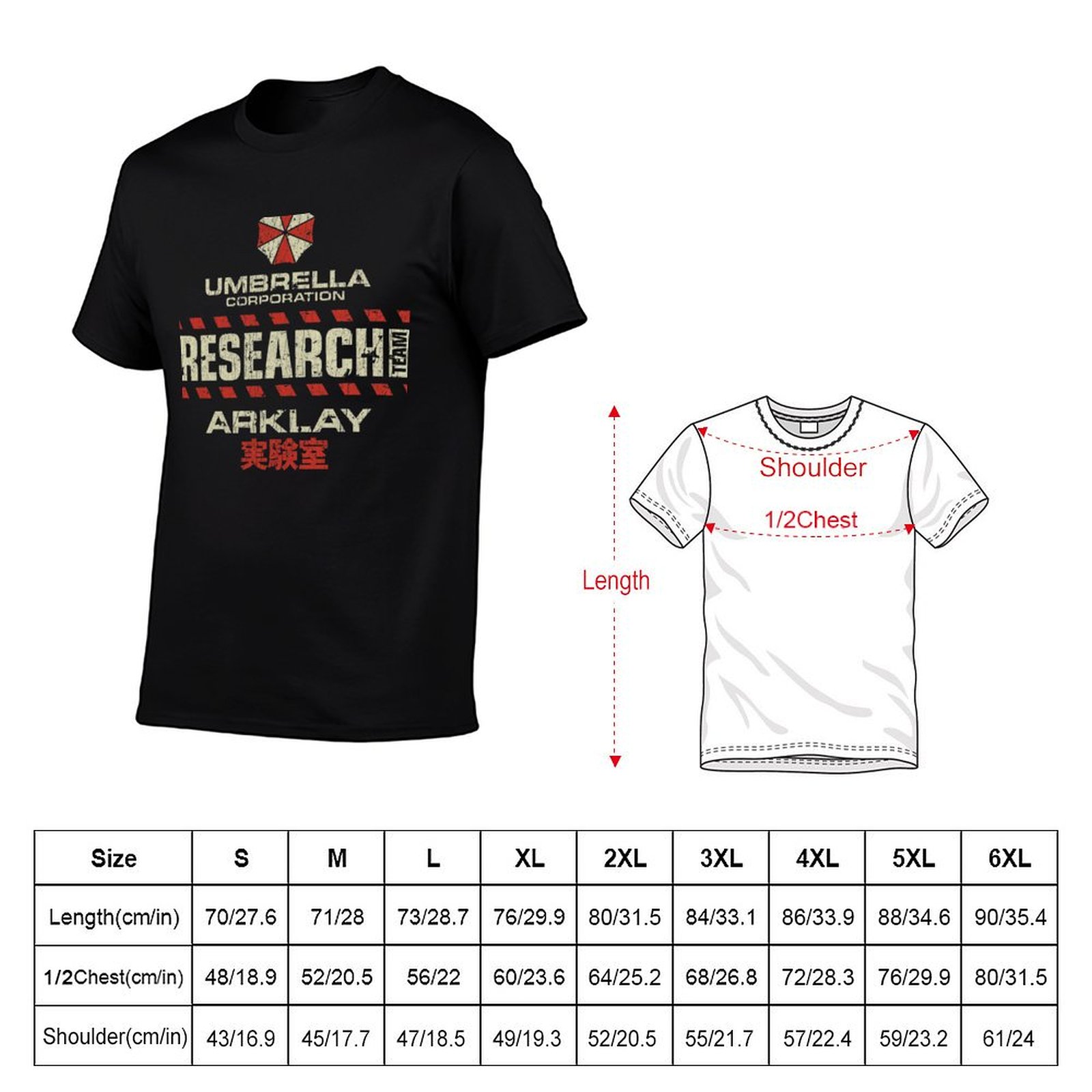 T-shirt Umbrella Corp. Arklay  - Men'S Fashion Umbrella recensione e prezzo