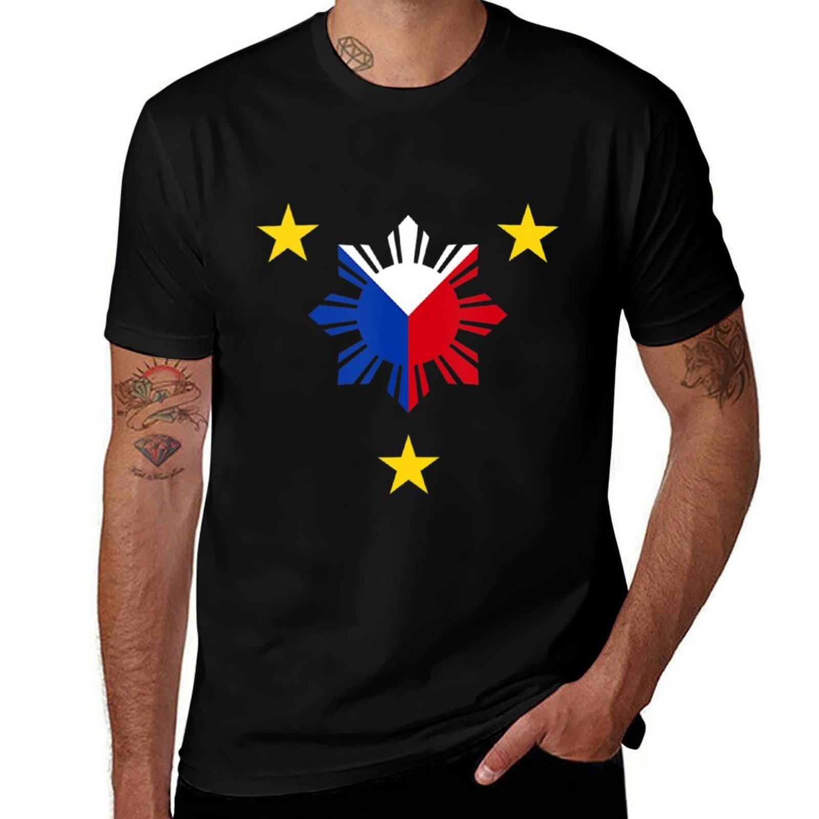 Bandiera delle Filippine - T-s - Men'S Fashion Philippines recensione e prezzo