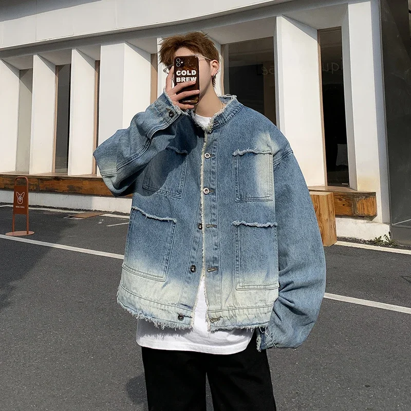Giacca di Jeans Stile Hip Pop  - Men'S Fashion Overalls recensione e prezzo