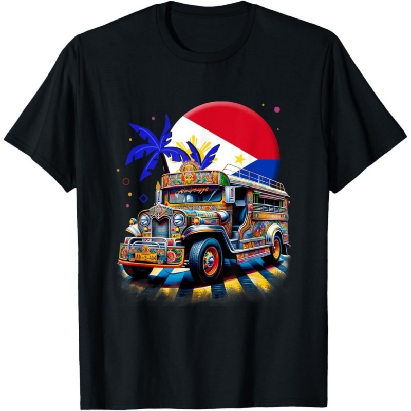 Maglietta Jeepney con stampa 3 - Men'S Fashion Philippines recensione e prezzo