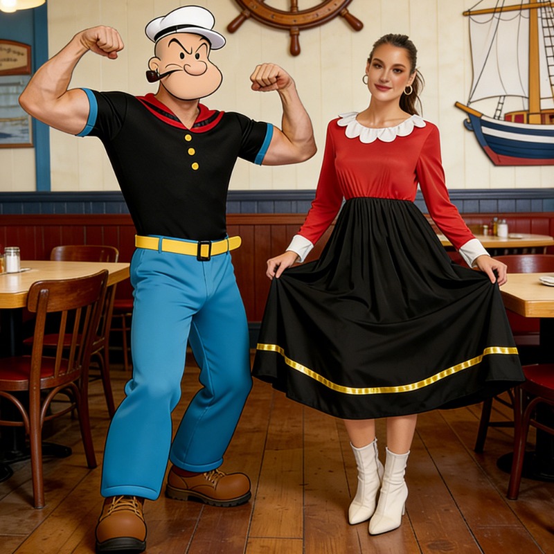 Costume da Popeye per Donna e  - Mens Fashion Modern recensione e prezzo