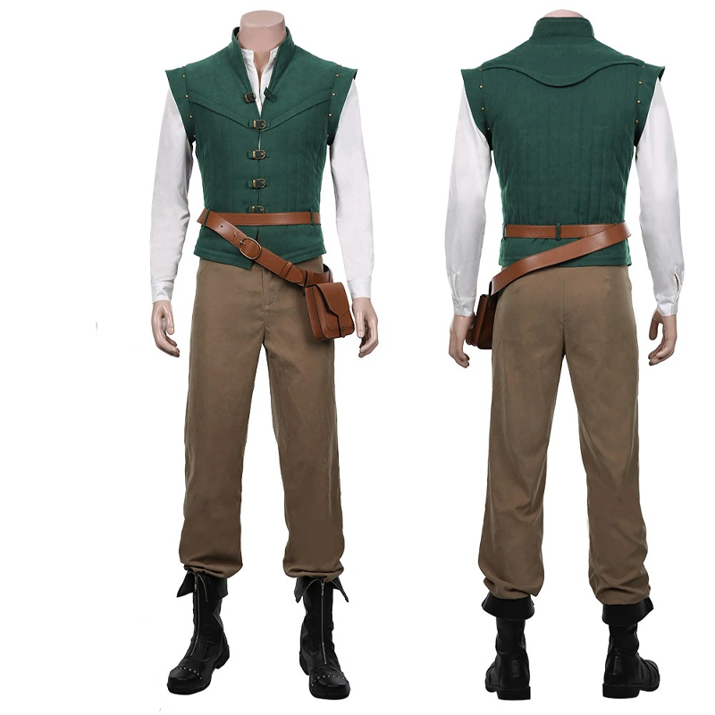 Costume da Flynn Rider, gilet  - Mens Fashion Vest recensione e prezzo