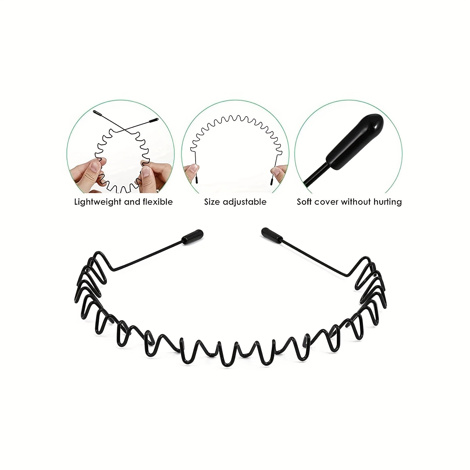 6 Pezzi Fascia per Capelli Spo - Men Fashion Hair Style recensione e prezzo