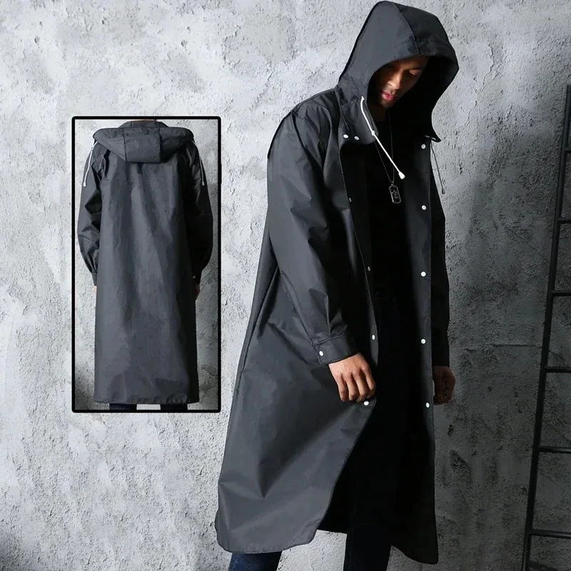 Nero moda adulto impermeabile  - Mens Fashion Poncho recensione e prezzo
