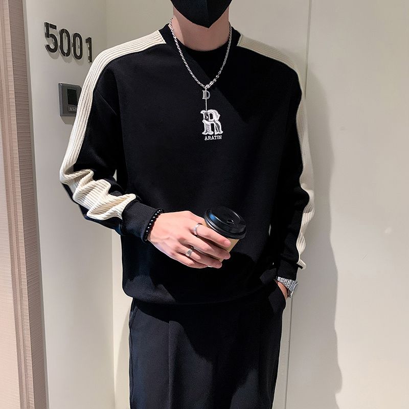 Pullover da uomo nero con alfa - Men'S Fashion Deals recensione e prezzo