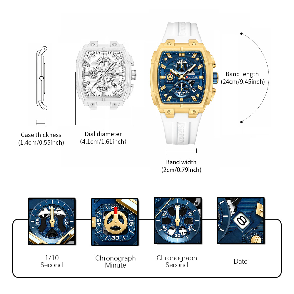 CURREN Orologio vintage di lus - Men'S Fashion Magazine recensione e prezzo