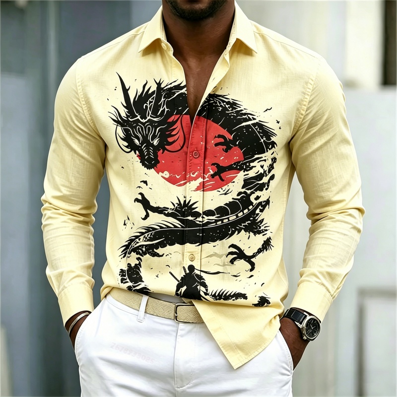 Camicia da uomo 2026 nuova, bi - Mens Fashion Clothes recensione e prezzo