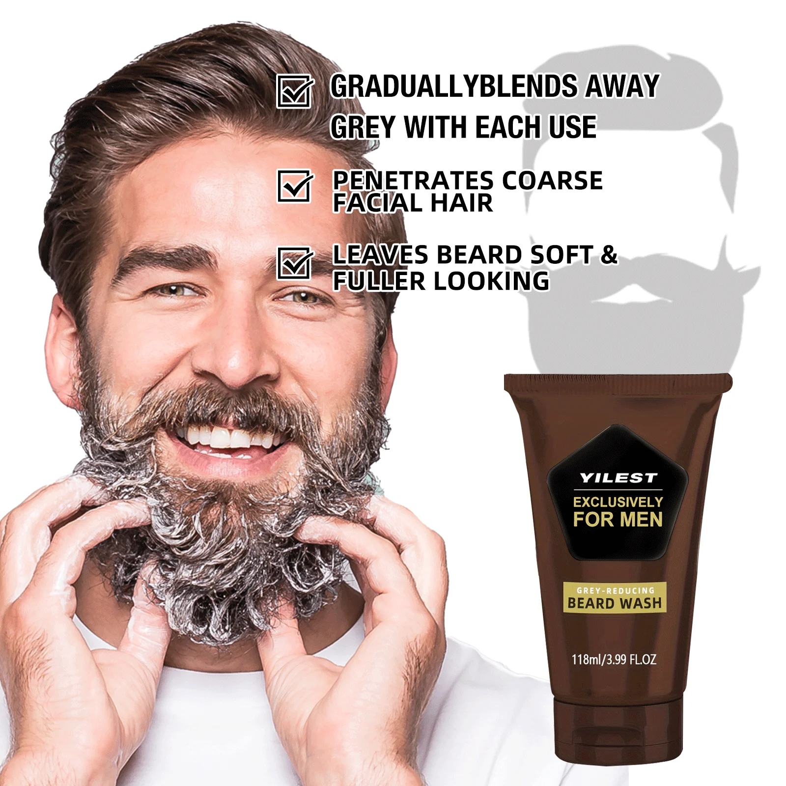 1-3 pezzi Barba da uomo Crema  - Men Fashion Hair Style recensione e prezzo