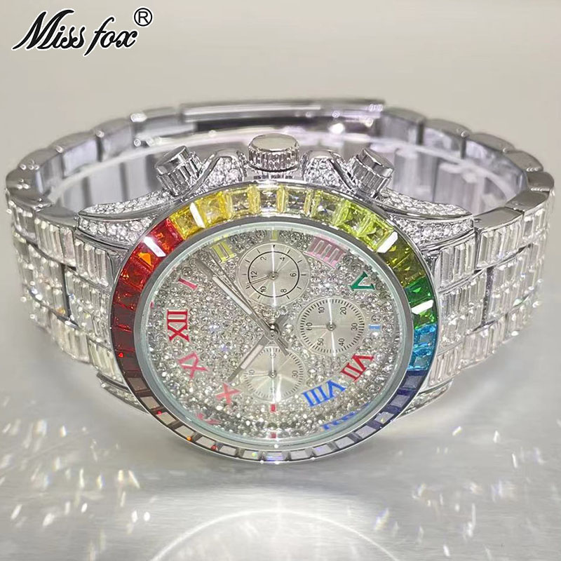 MISSFOX Luxury Iced Watch For  - Men'S Fashion Magazine recensione e prezzo