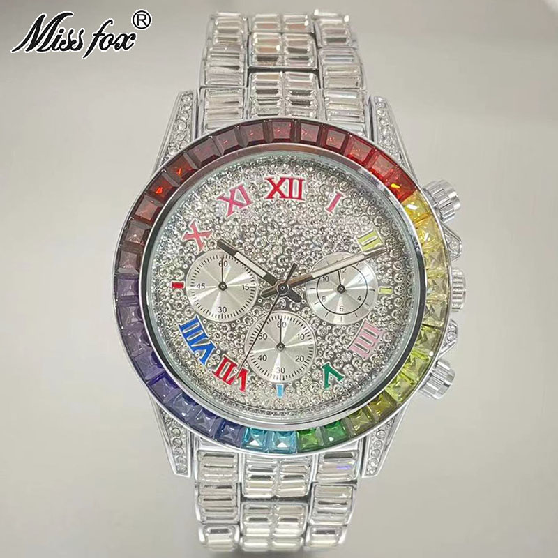 MISSFOX Luxury Iced Watch For  - Men'S Fashion Magazine recensione e prezzo