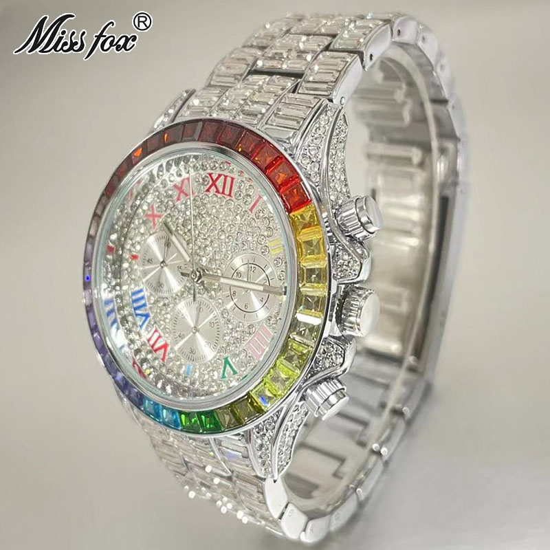 MISSFOX Luxury Iced Watch For  - Men'S Fashion Magazine recensione e prezzo