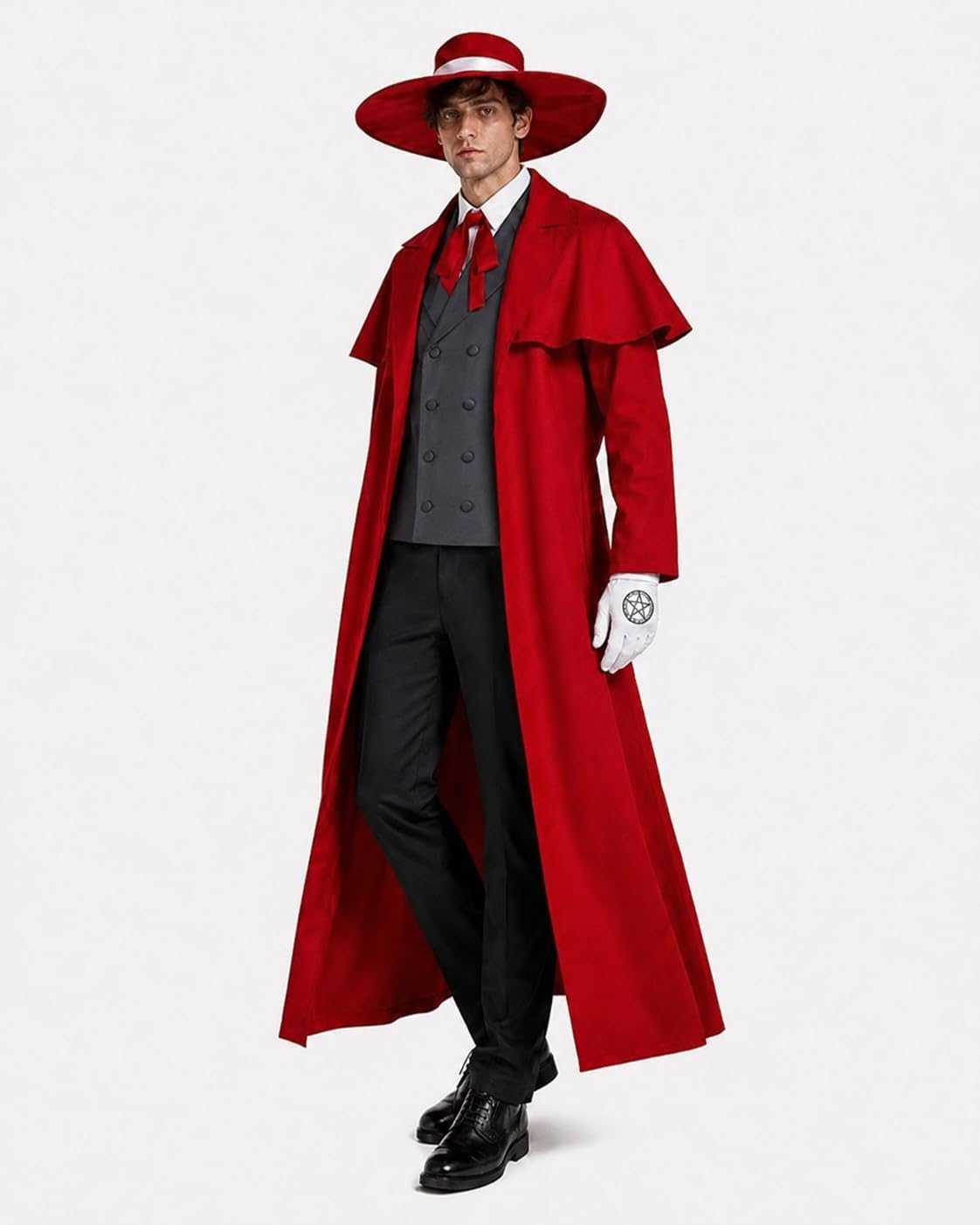 Costume Cosplay Anime Alucard  - Mens Fashion Vest recensione e prezzo