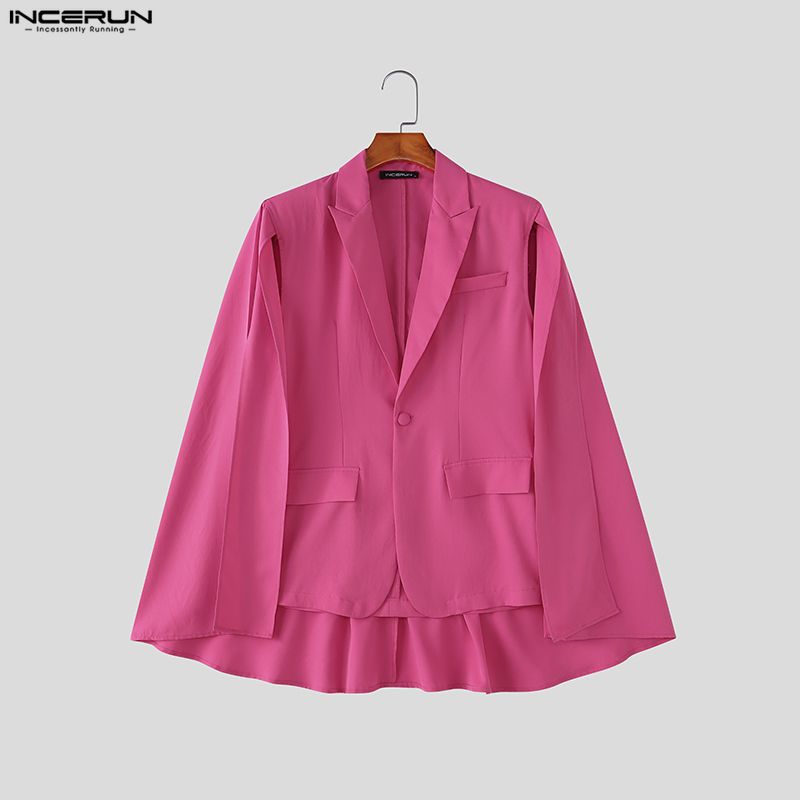 INCERUN Blazer Irregolare da U - Mens Fashion Poncho recensione e prezzo