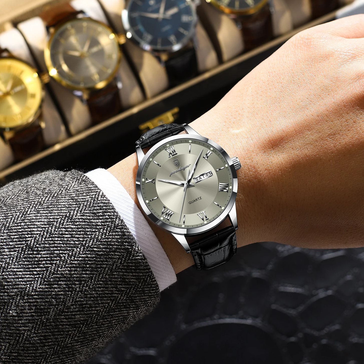POEDAGAR Orologio al quarzo da - Men'S Fashion Magazine recensione e prezzo