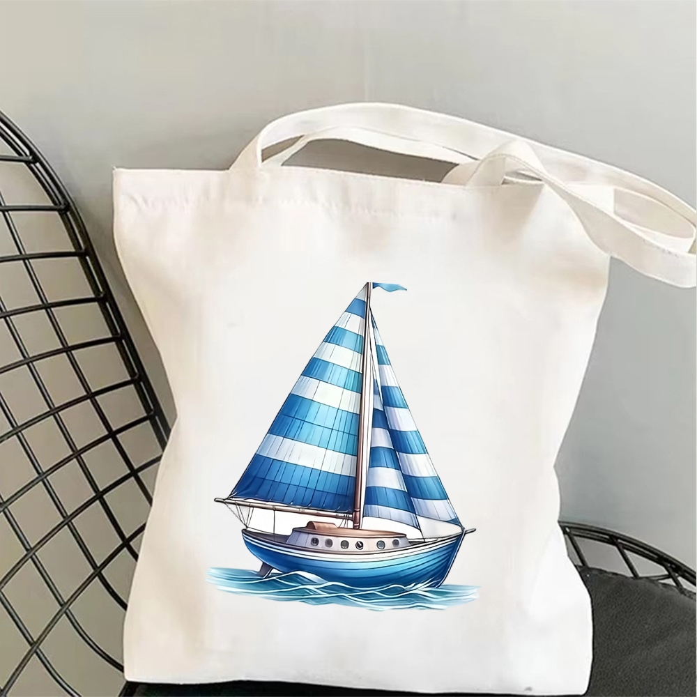 Borsa tote in tela con stampa  - Men'S Fashion Umbrella recensione e prezzo