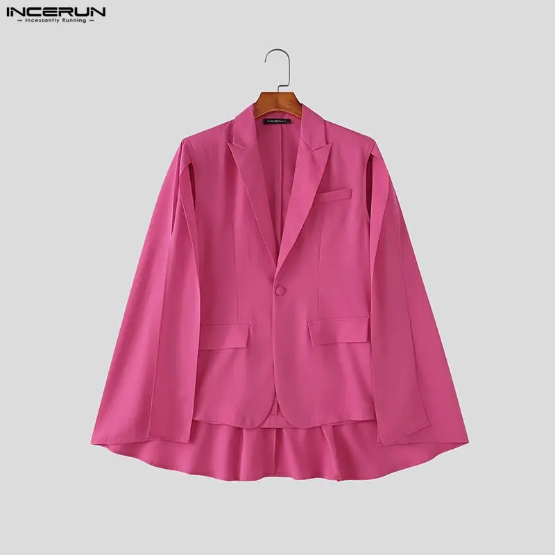 INCERUN Blazer Irregolare da U - Mens Fashion Poncho recensione e prezzo