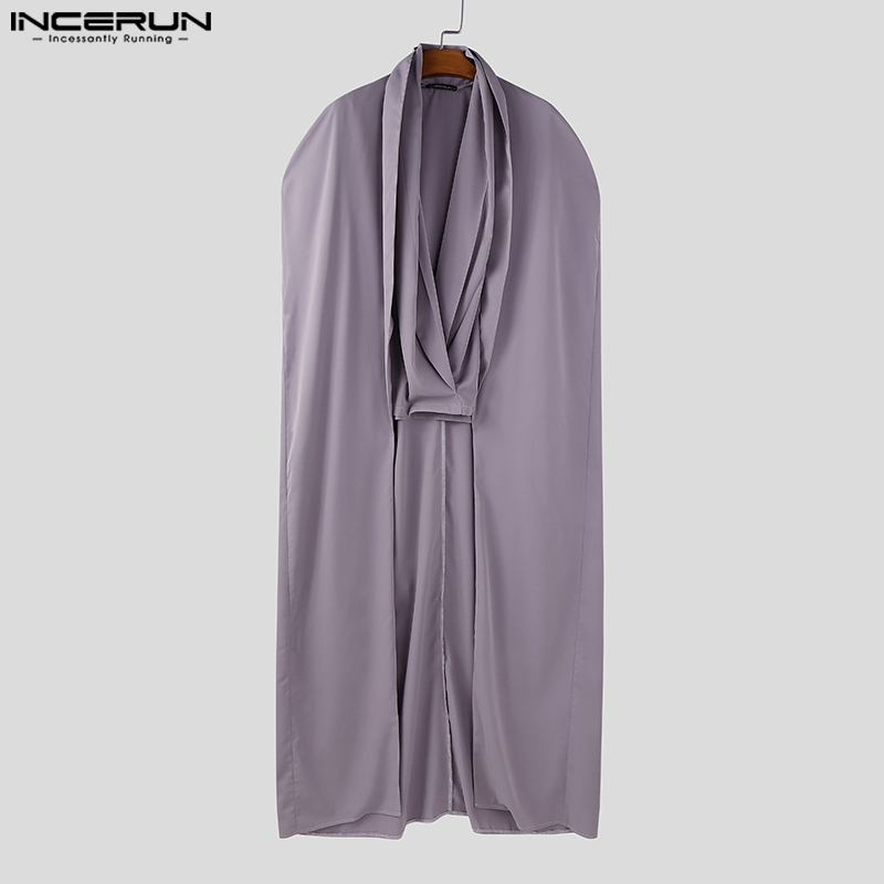 INCERUN Camicia stile lungo da - Mens Fashion Poncho recensione e prezzo