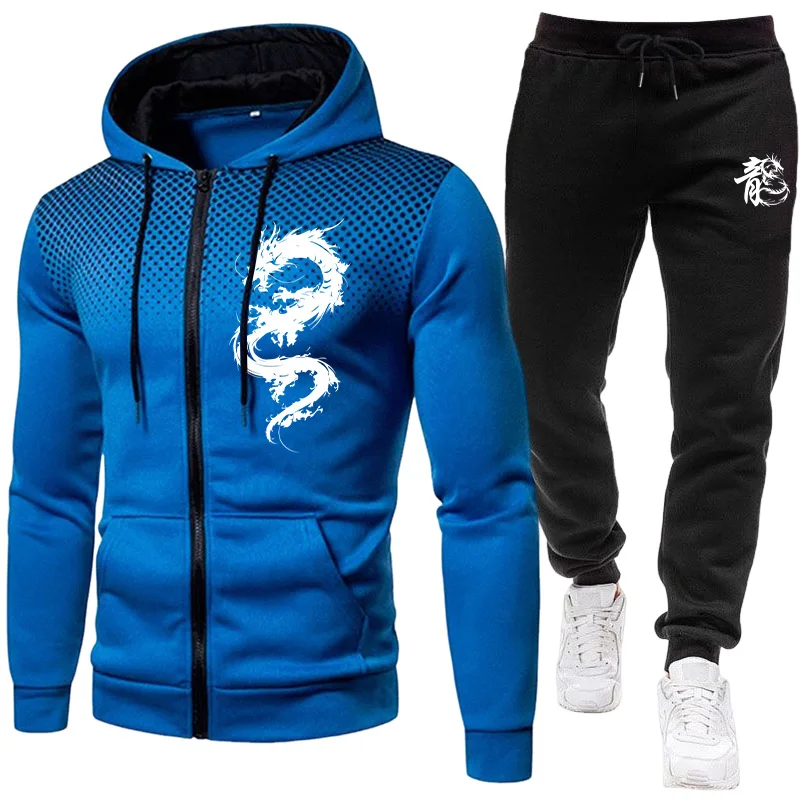 Set da Uomo con Stampa Drago d - Men'S Fashion Hoodies recensione e prezzo