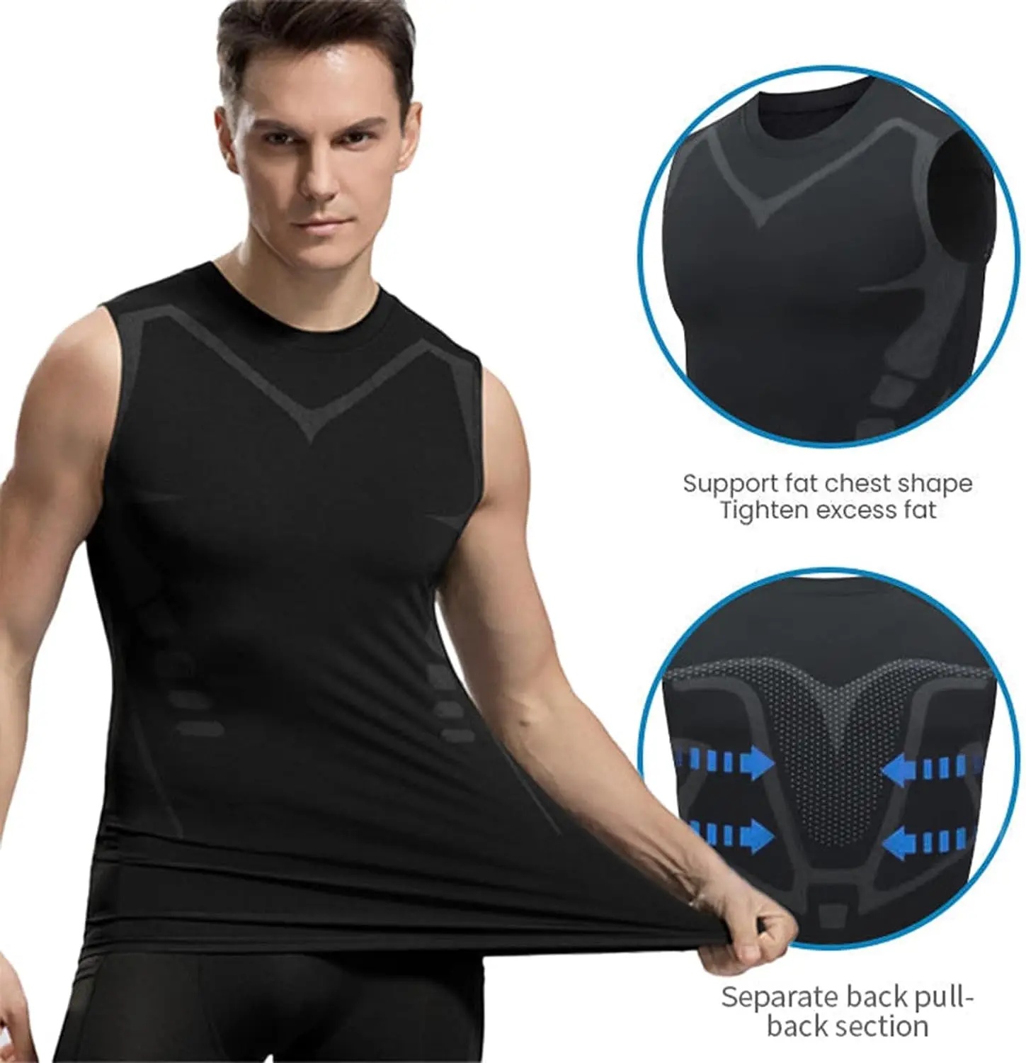 Nuova Canotta a Compressione d - Mens Fashion Vest recensione e prezzo