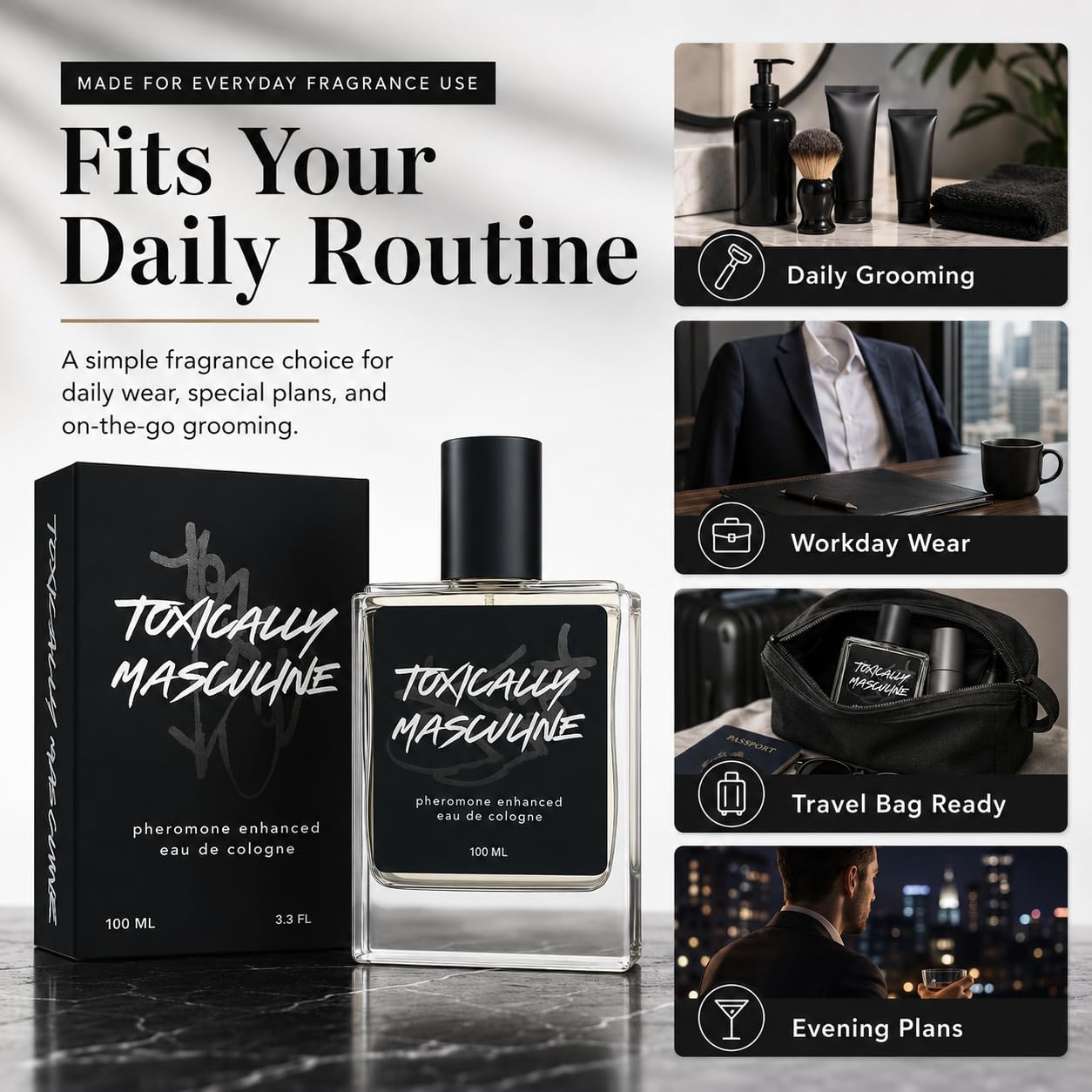 Toxically Masculine Cologne Ea - Mens Fashion Modern recensione e prezzo