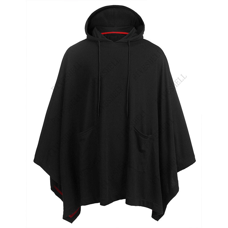 Unisex Casual con cappuccio Po - Mens Fashion Poncho recensione e prezzo