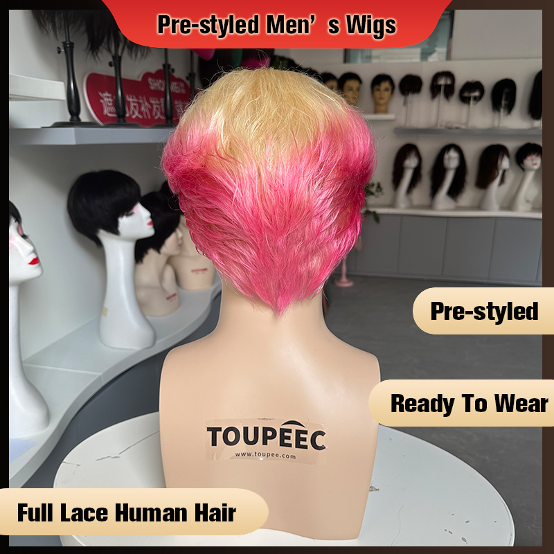 Parrucca da uomo pre-stilizzat - Men Fashion Hair Style recensione e prezzo